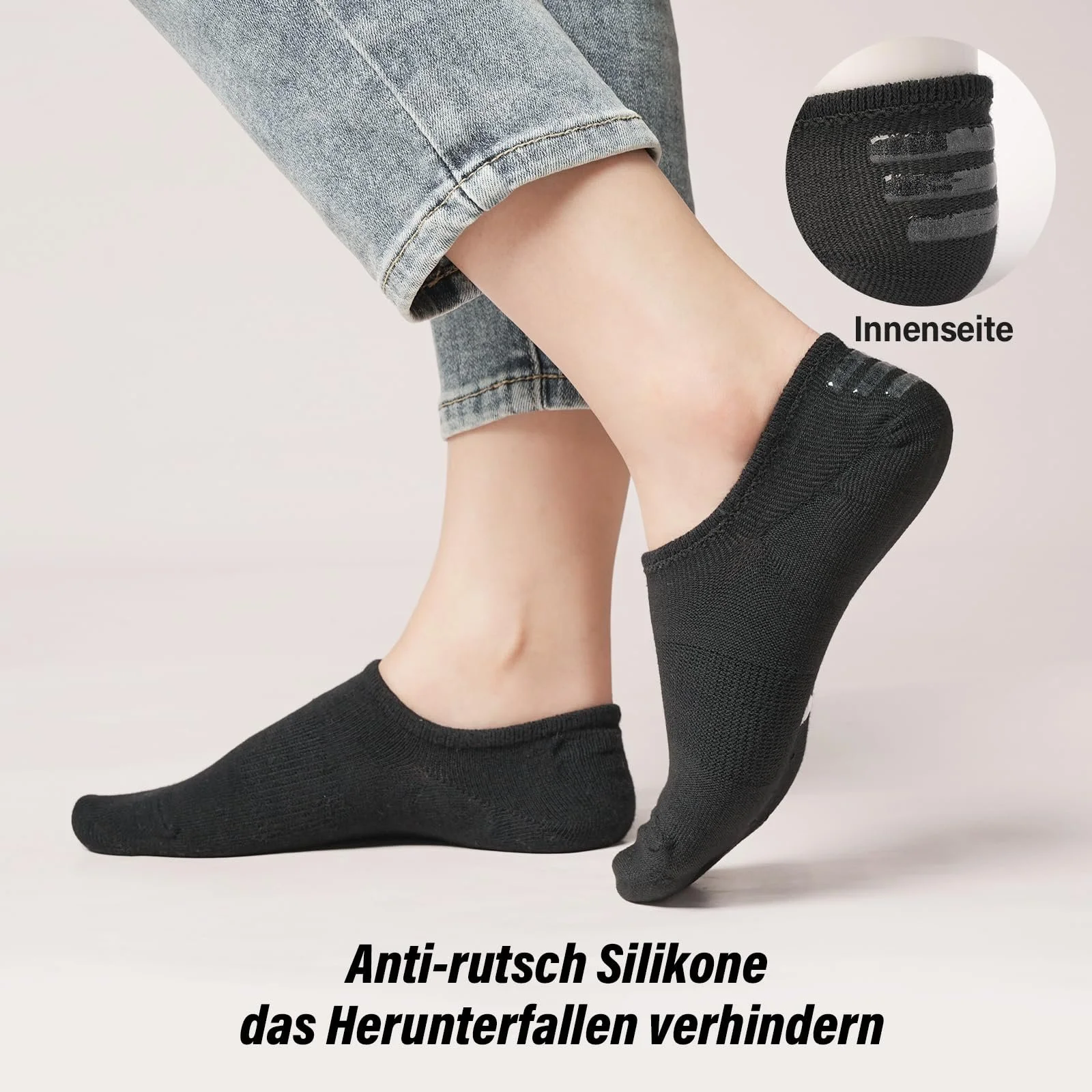 Спортивные носки Мужские Женские Бамбуковые Носки-следки 8 пар Дышащие Спортивные Носки, фото №6