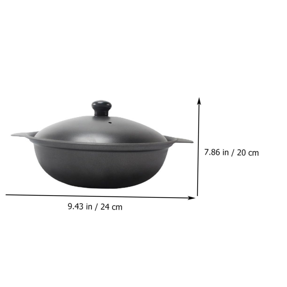 Кастрюля для запекания NUOBESTY чугунная с крышкой термостойкая, фото №8 Кастрюля для запекания NUOBESTY чугунная с крышкой термостойкая, фото №8