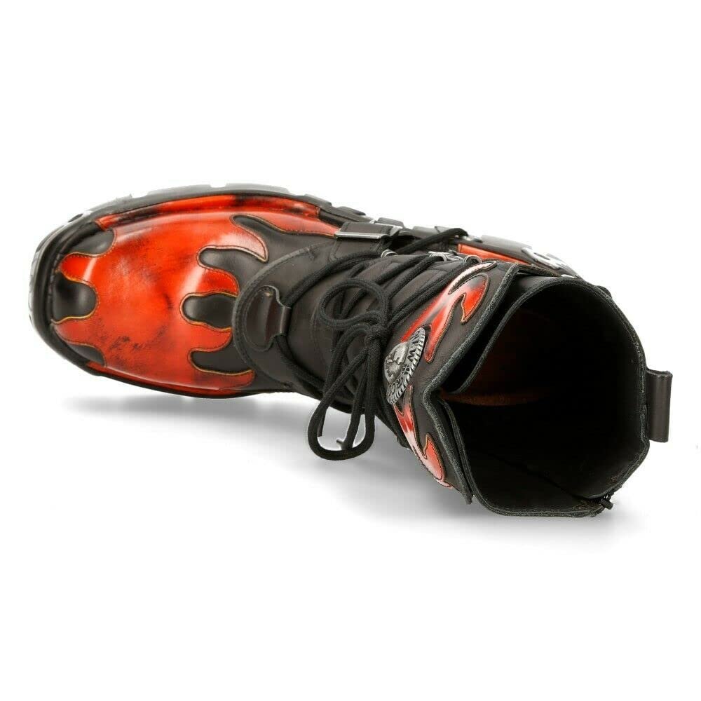 Черевики New Rock 591 Flame Шкіра Metallic Gothic Punk Biker Fashion, фото №9 Черевики New Rock 591 Flame Шкіра Metallic Gothic Punk Biker Fashion, фото №9