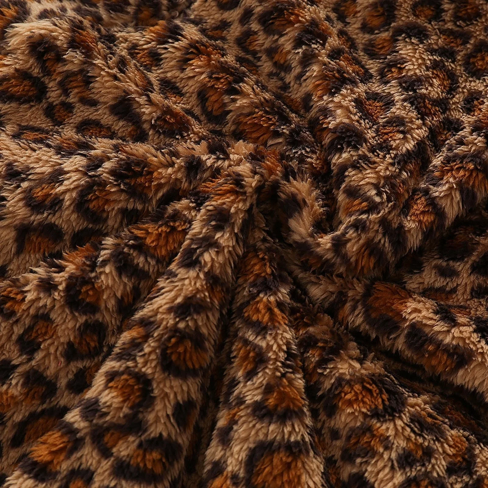 Куртка Generisch Зимняя для девочек, искусственный леопардовый принт, стойка-воротник, карманы, длинный рукав, корейский стиль, верхняя одежда для детей, уютное пальто, фото №7