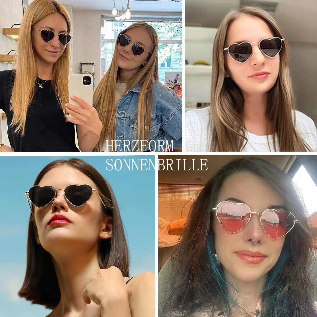 Сонцезахисні окуляри Серце Musivon Поляризовані Вінтажні, фото №2