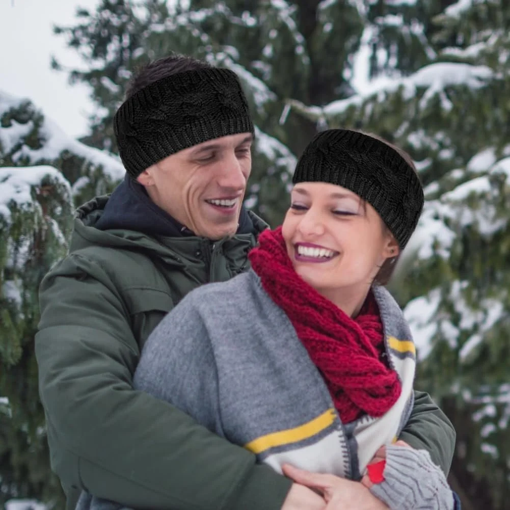 Пов'язка на голову LOPHE Зимова, для жінок/дівчат Чорний, фото №6