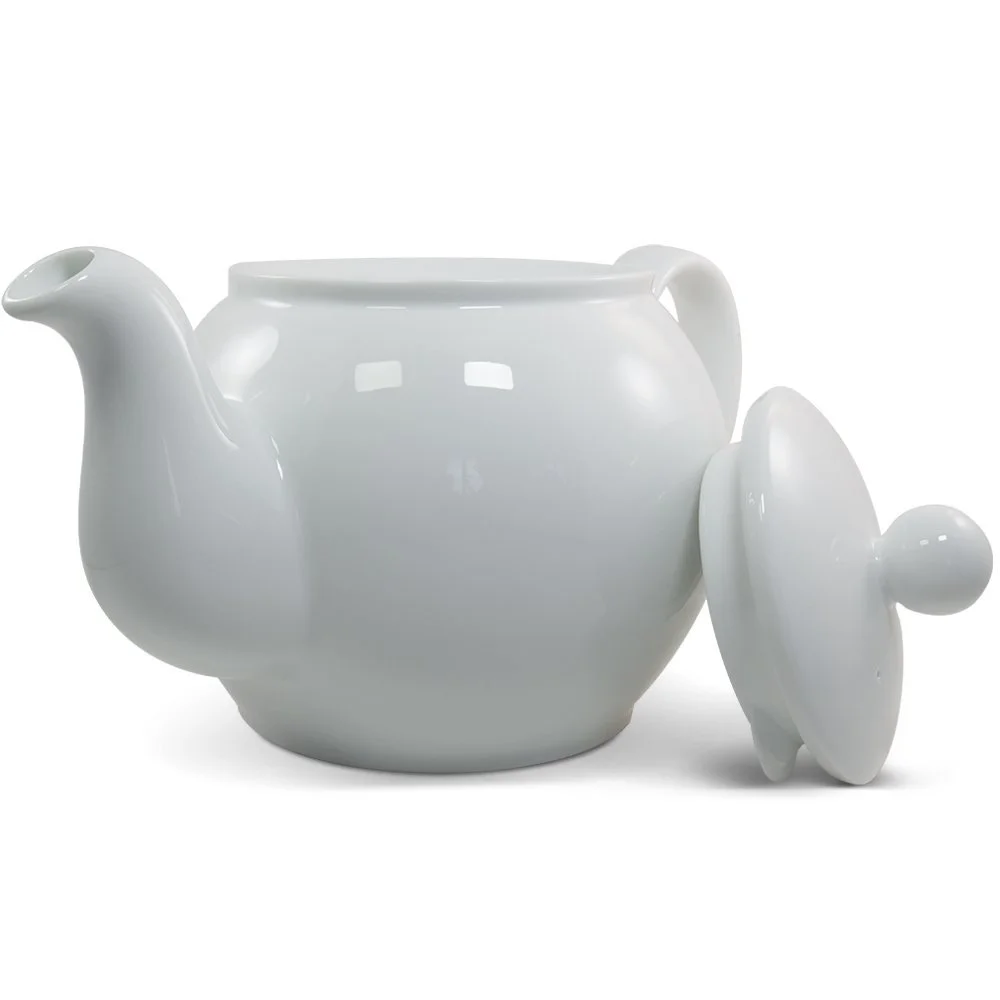 Чайник-заварник Elisabeth Білий Порцеляновий 1.5 Л Круглий, фото №2