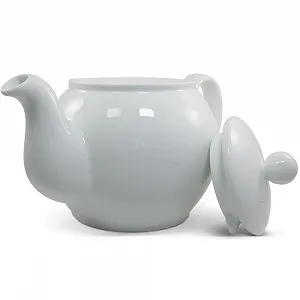 Чайник-заварник Elisabeth Білий Порцеляновий 1.5 Л Круглий synthetic.ua - Фото 1