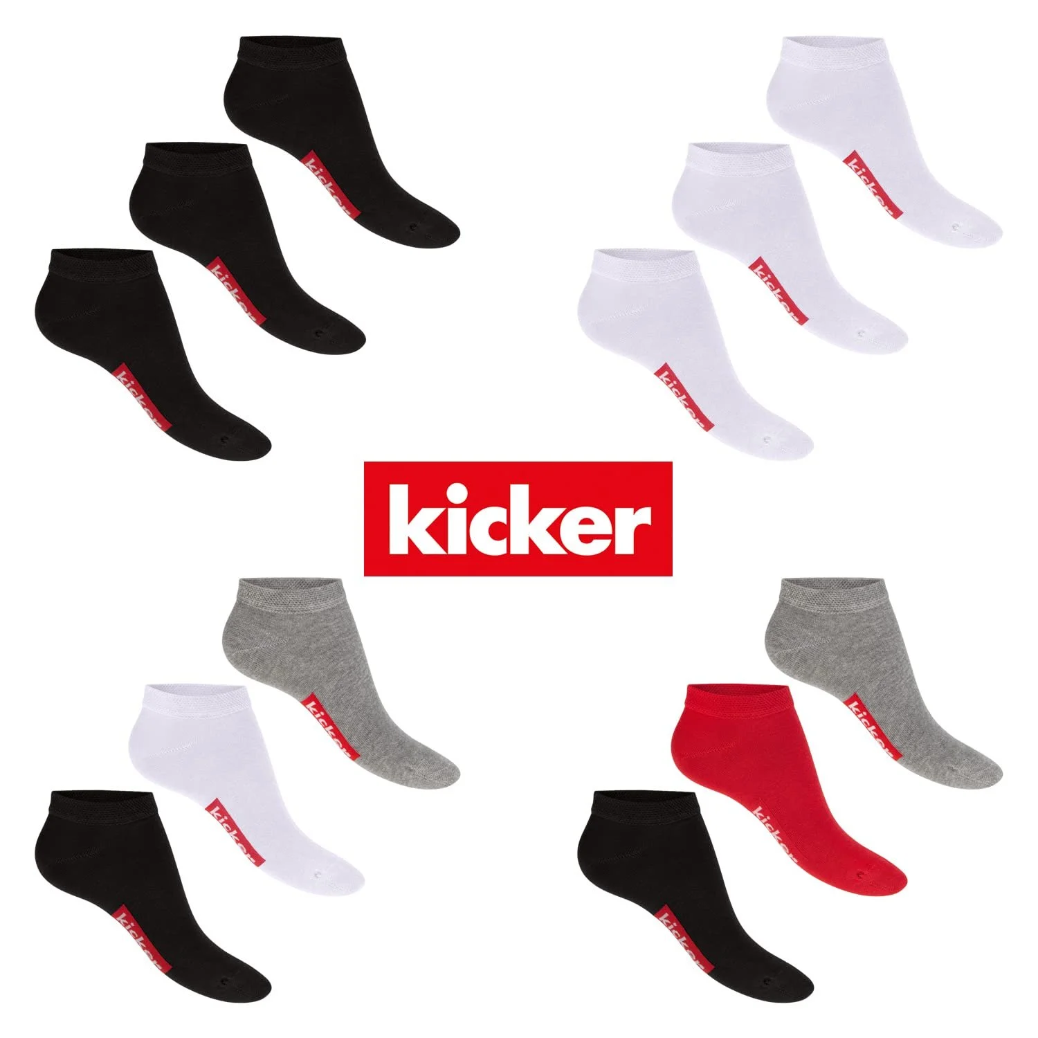 Носки Kicker Sneaker для мужчин и женщин из хлопка, фото №4 Носки Kicker Sneaker для мужчин и женщин из хлопка, фото №4