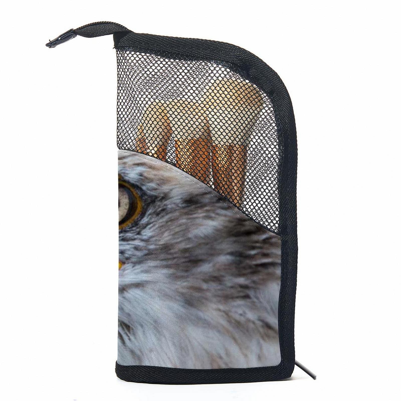 Набір кистей для макіяжу з чохлом Wildes Tier Adler, 12 шт., фото №1