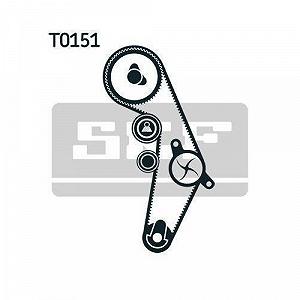 Водяной насос + комплект ремня ГРМ SKF VKMC 01918-1 для AUDI FIAT LANCIA SEAT SKODA VW synthetic.ua - Фото 1
