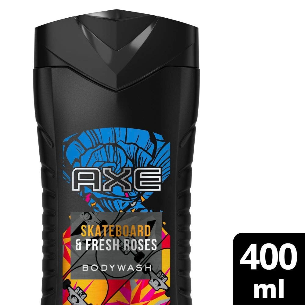 Гель для душа Axe Skateboard & Fresh Roses 3-в-1 250 мл набор из 4 шт, фото №2