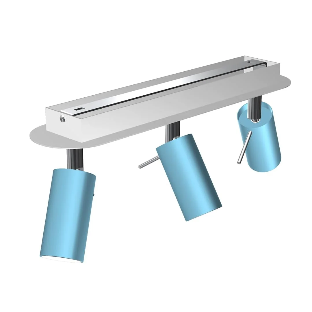 Світильник Eko-Light Milagro Preston 3 x Mini GU10 блакитний/білий, фото №3