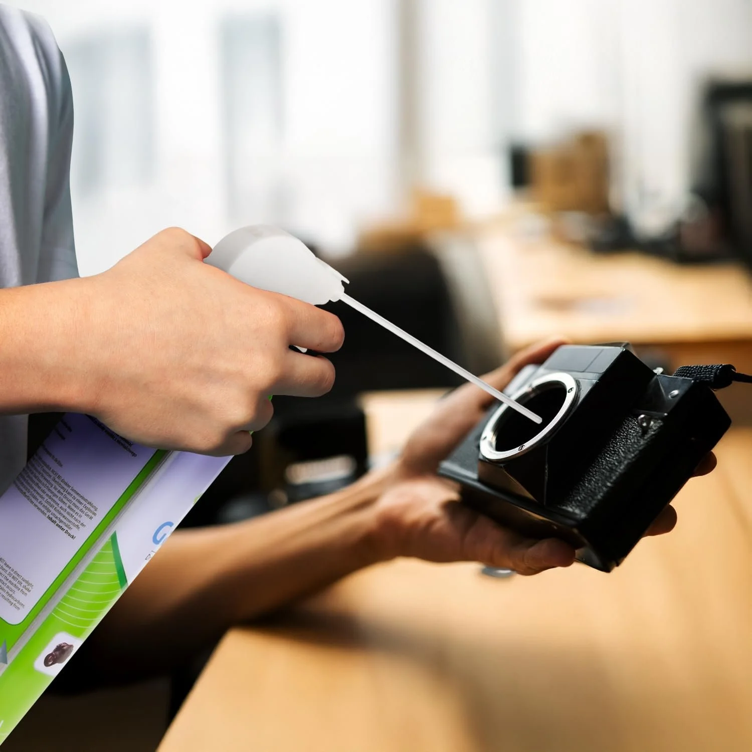 Набір пневматичних очищувачів Green Blue 6 x 600 мл з пістолетом-розпилювачем, фото №4