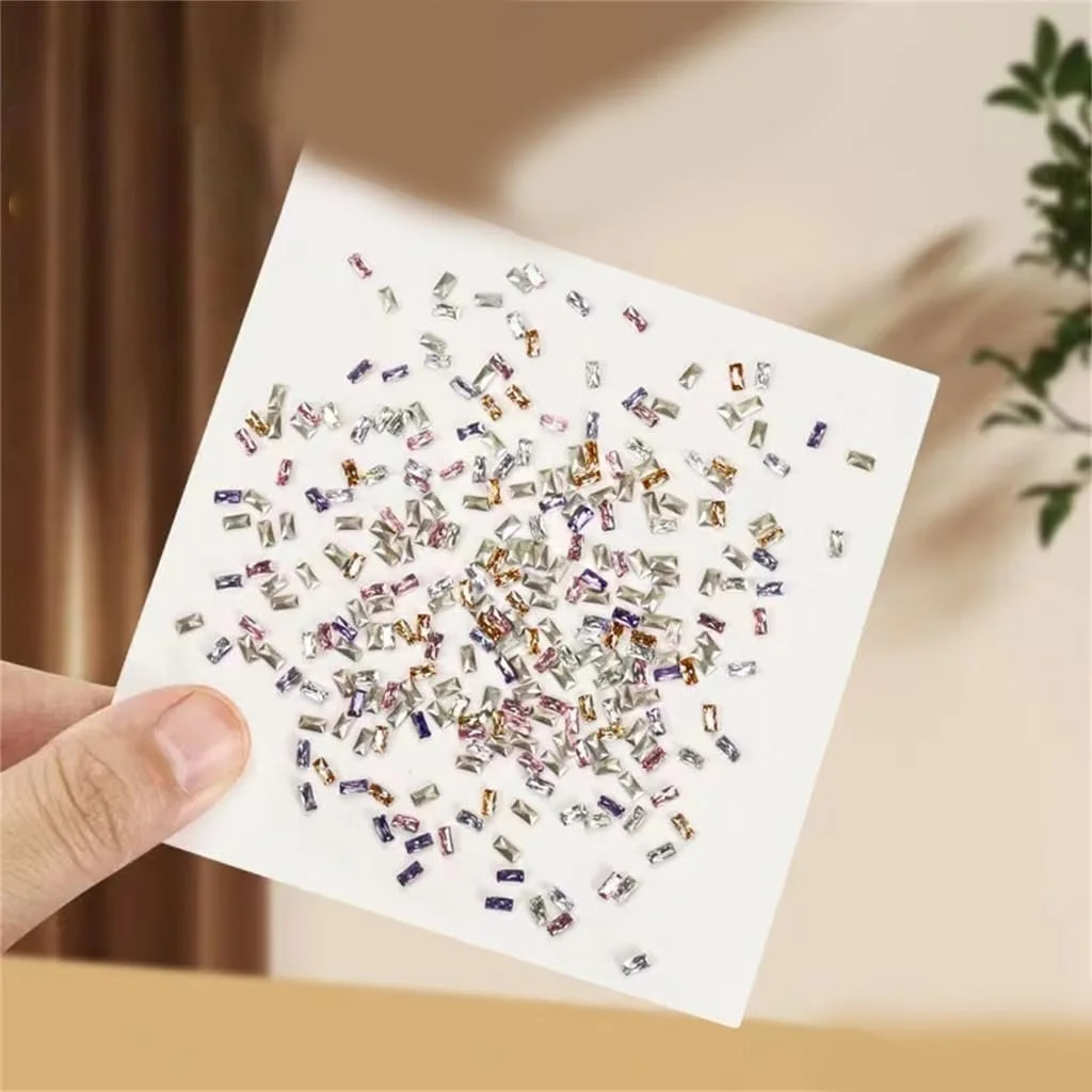 Стразы Нерегулярные Кристалл для дизайна ногтей, 50/500 шт, фото №8