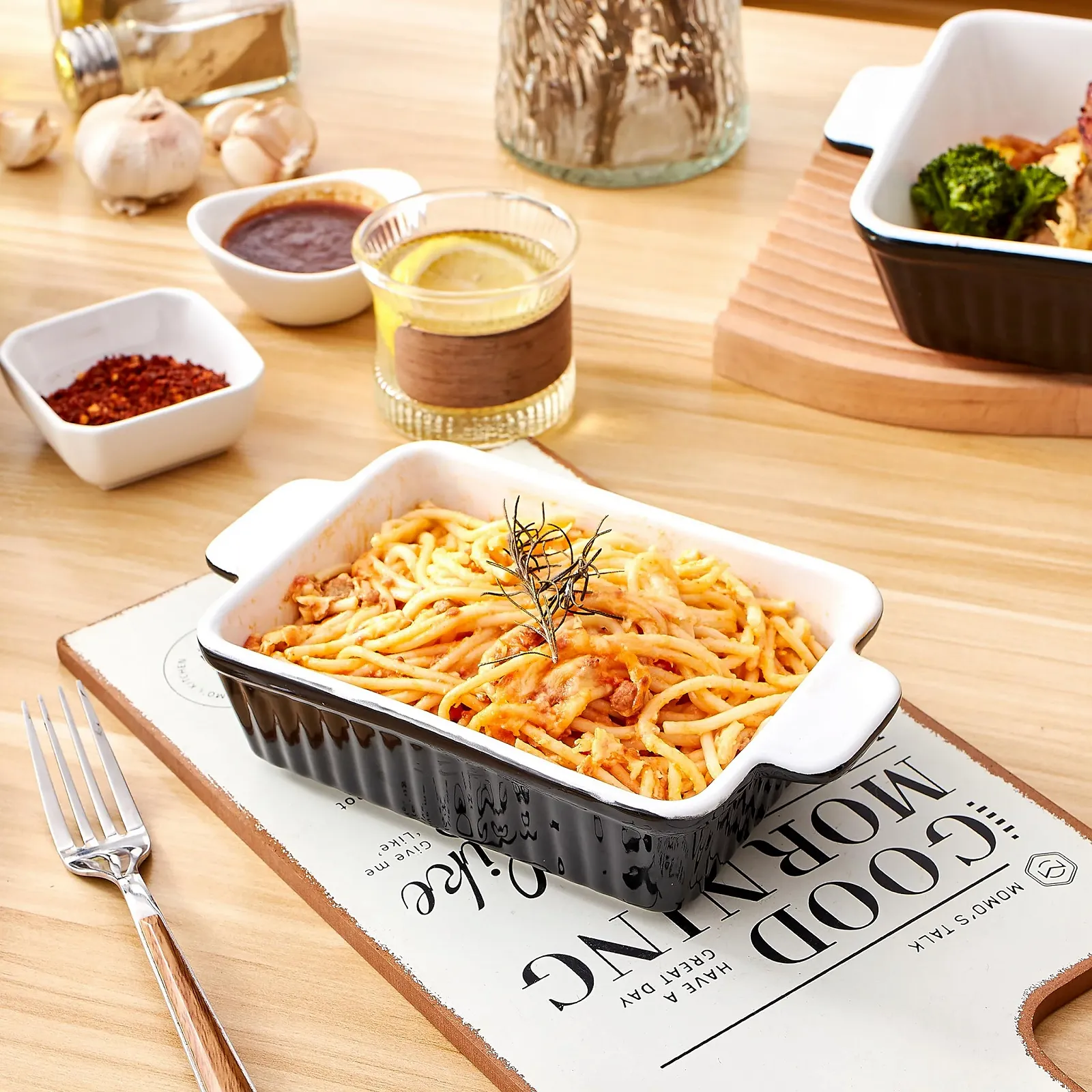 Набор форм для запекания Swuut 3 шт. керамические прямоугольные 33 x 23.5 см 4000 мл, фото №5 Набор форм для запекания Swuut 3 шт. керамические прямоугольные 33 x 23.5 см 4000 мл, фото №5