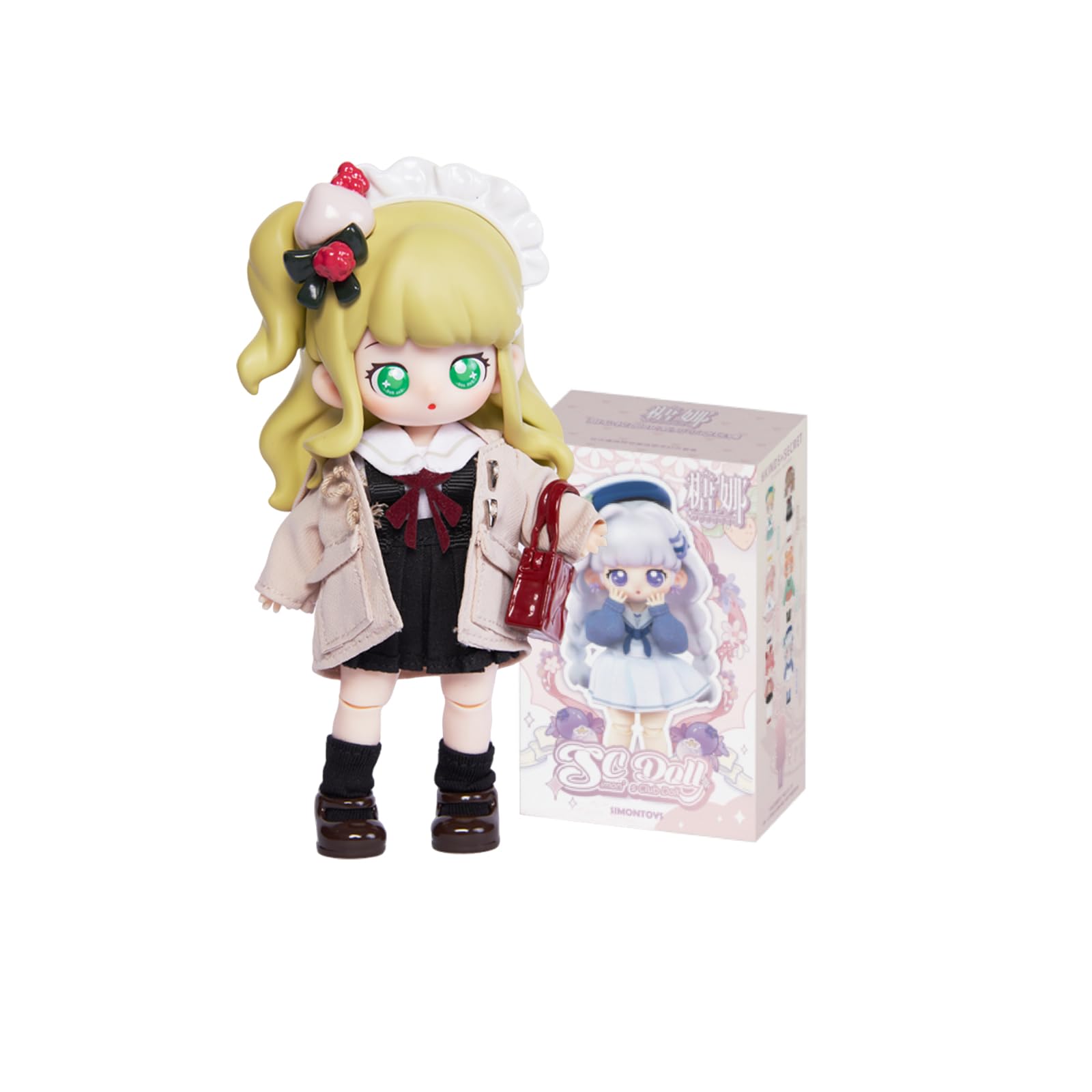 Кукла VEGAWIWI Kawaii Tennar 1/12 BJD Blind Box Sweet Campus Series 1 шт, фото №1