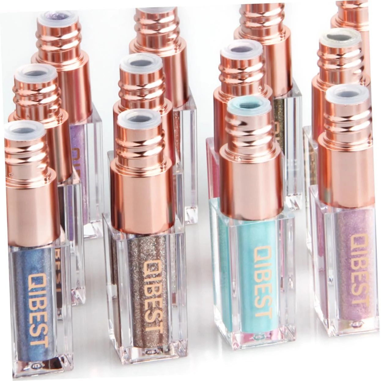 Підводка для очей FRCOLOR, набір, блискітки, рідкі матові тіні, рідкі тіні для повік, мерехтлива Підводка для очей, перламутрові тіні для повік, сяюча пудра для очей, фото №6