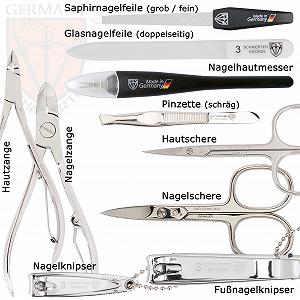 Набір для манікюру та педикюру DREI SCHWERTER Spezia 10 предметів, червоний ціна на synthetic.ua - Фото 1 Набір для манікюру та педикюру DREI SCHWERTER Spezia 10 предметів, червоний synthetic.ua - Фото 1