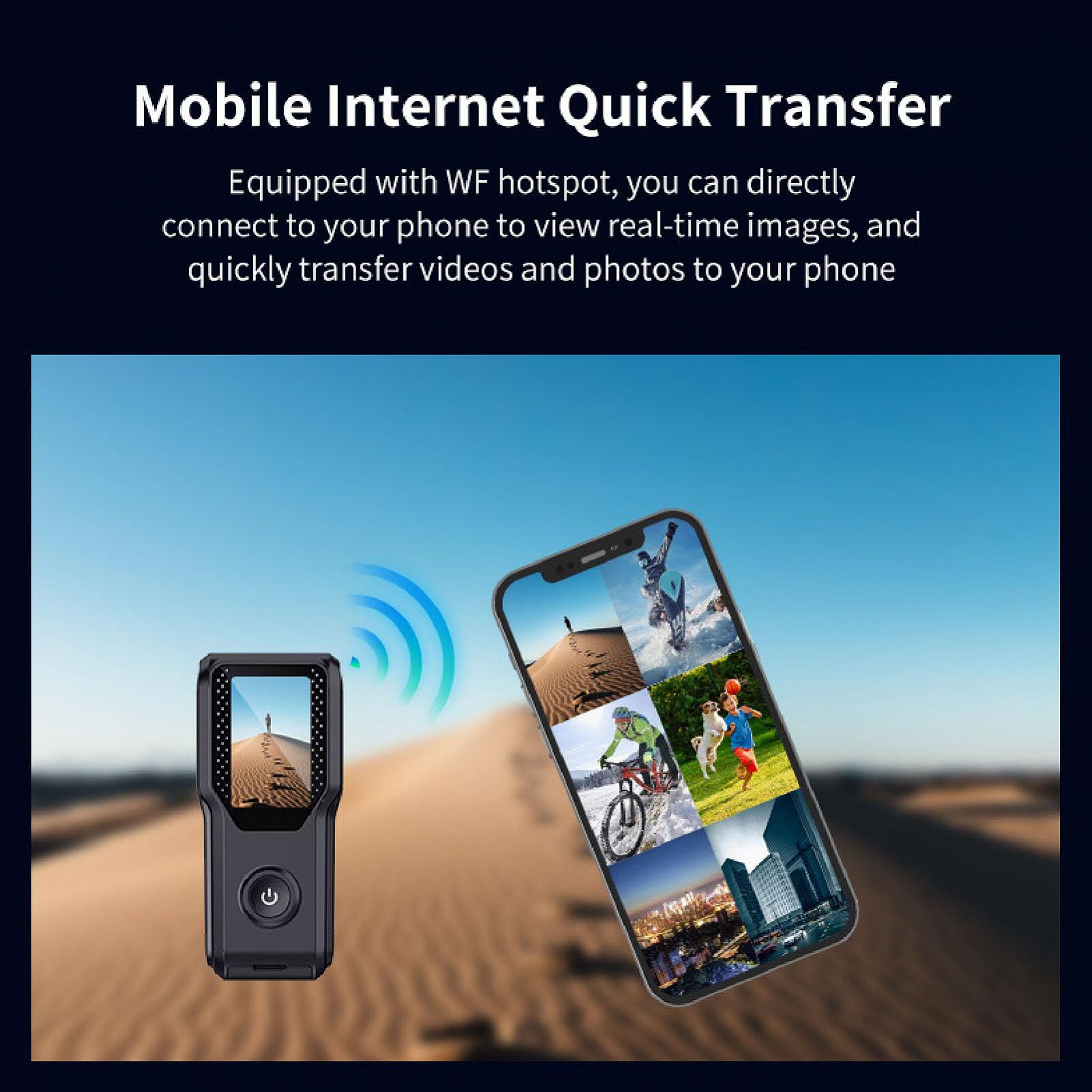 Екшн-камера Akozon 4K 30fps WiFi Anti Shake 147 Degree Wide Angle Waterproof IPS Screen Bicycle, фото №4