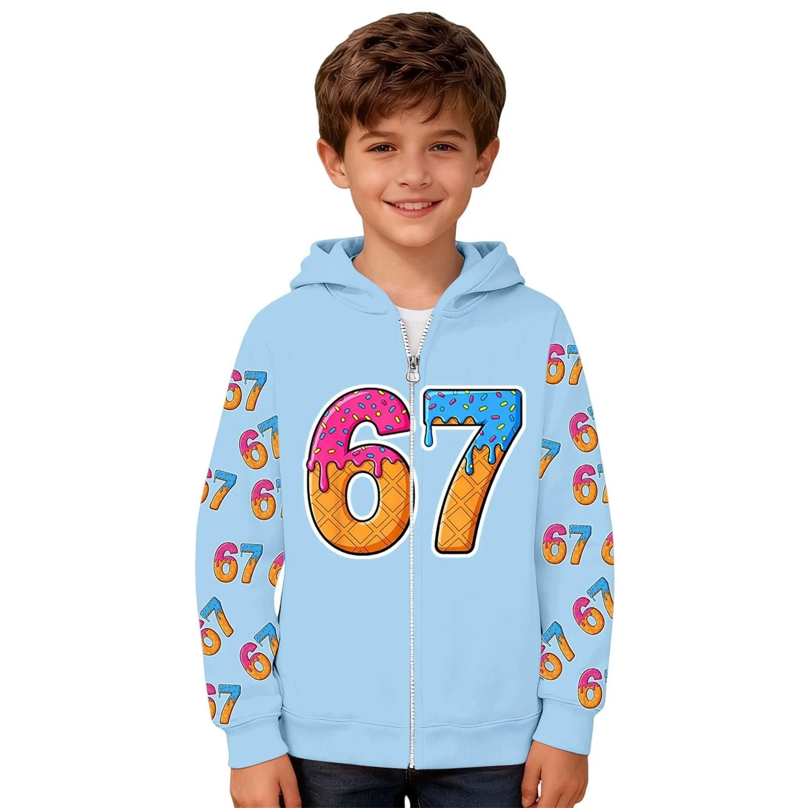 Толстовка с капюшоном для мальчиков Толстовка для девочек Толстовка для подростков Девочковый пуловер Толстовка с капюшоном и толстовка Мягкая дышащая удобная спортивная одежда Повседневная флисовая теплая куртка Толстовка Куртка с длинными рукавами, фото №2