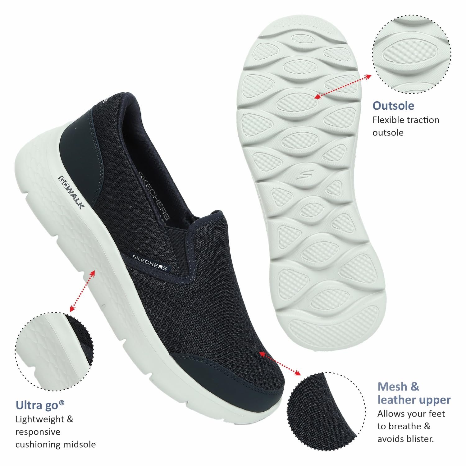 Кроссовки Skechers мужские 216485 Khk, фото №4