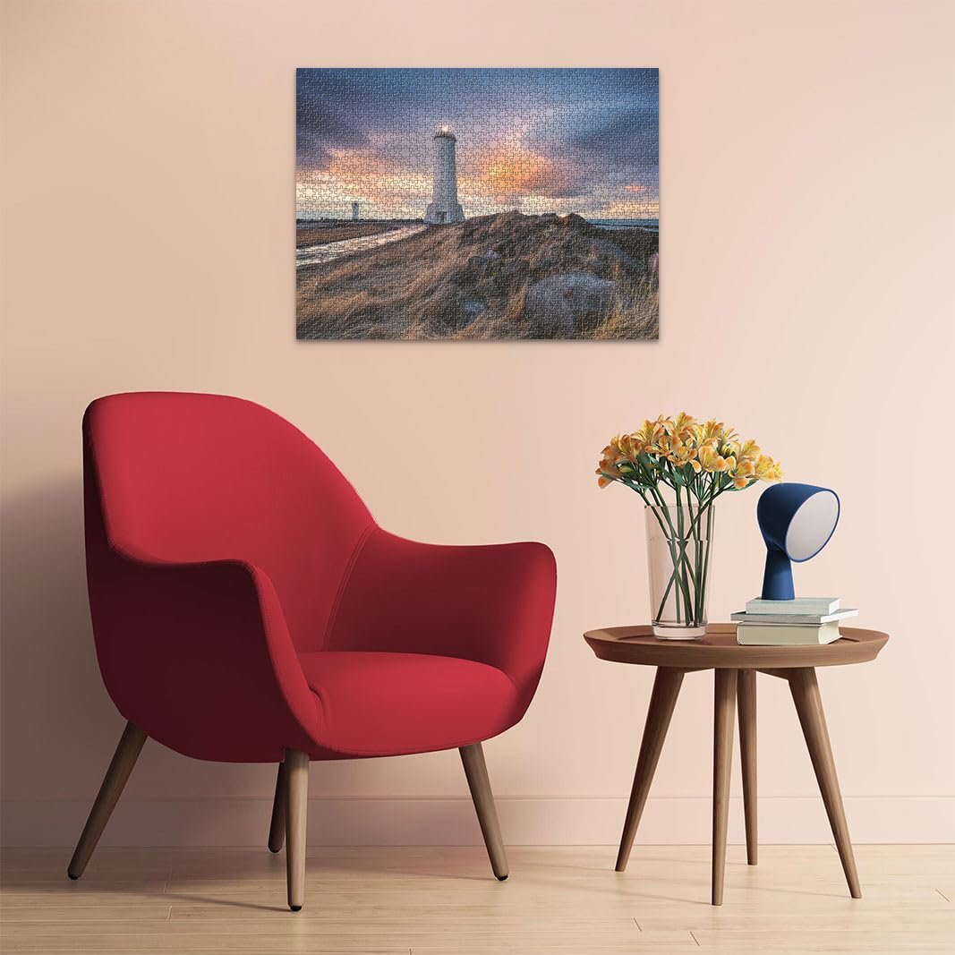 Пазл Ravensburger Magic Mood 12000732 Over the Lighthouse of Akranes, Iceland 1500 елементів 14+ років, фото №5 Пазл Ravensburger Magic Mood 12000732 Over the Lighthouse of Akranes, Iceland 1500 елементів 14+ років, фото №5