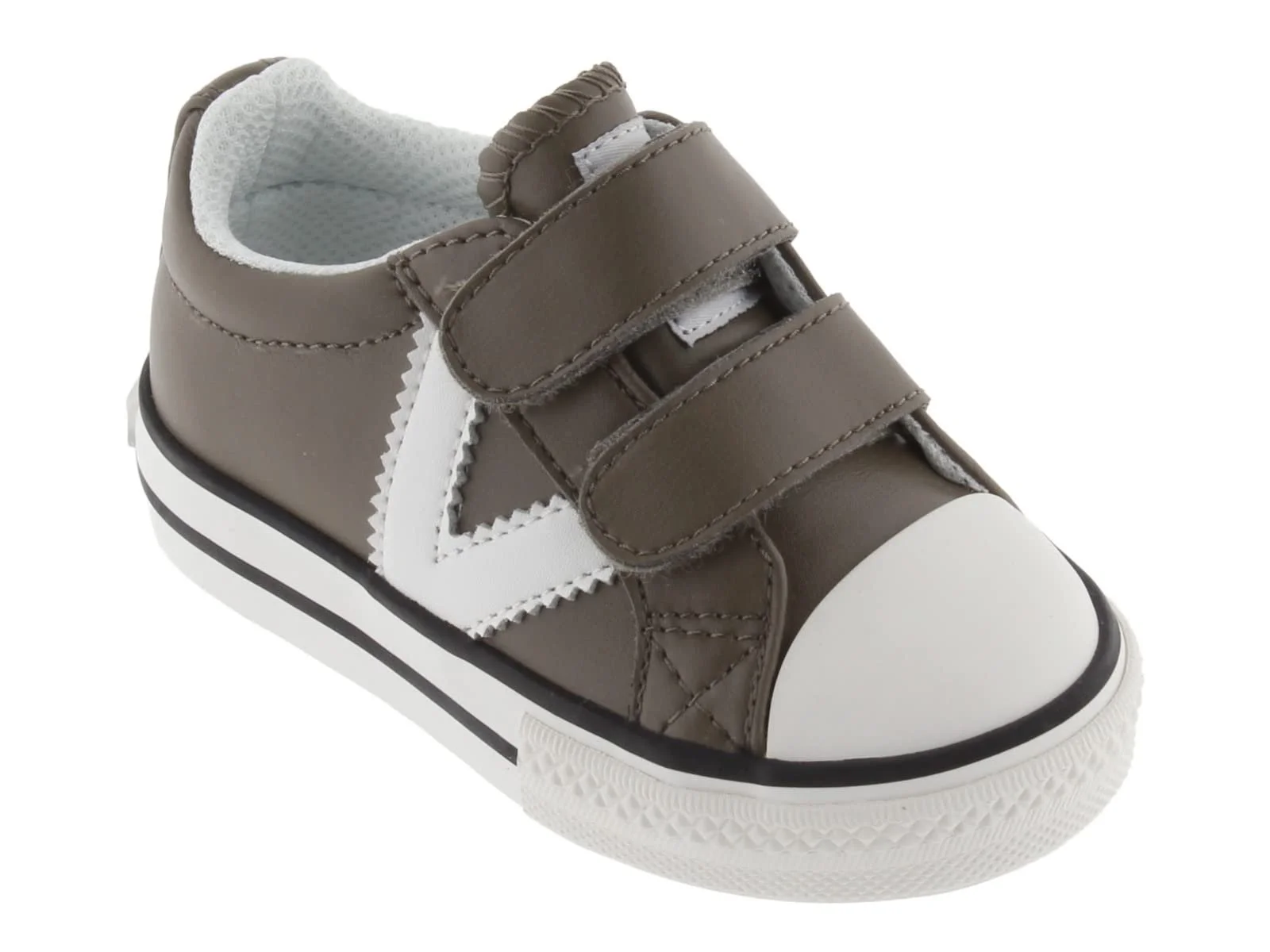 Низкие Victoria Tribu Эффект кожи & Контрастный логотип & Застежки-липучки 1065162 для детей, фото №5