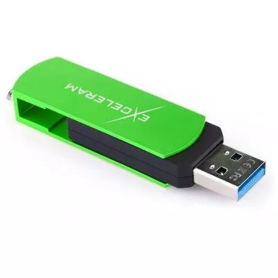 USB флеш-накопитель Exceleram 16GB P2 Series Green/Black USB 3.1 Gen 1 EXP2U3GRB16, фото №5