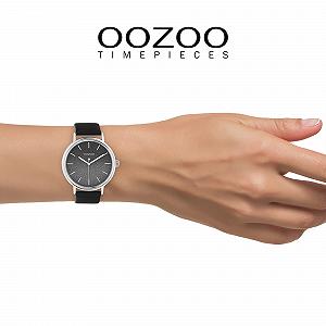 Жіночий годинник Oozoo Timepieces, наручний годинник зі шкіряним ремінцем 20 мм аналоговий synthetic.ua - Фото 1