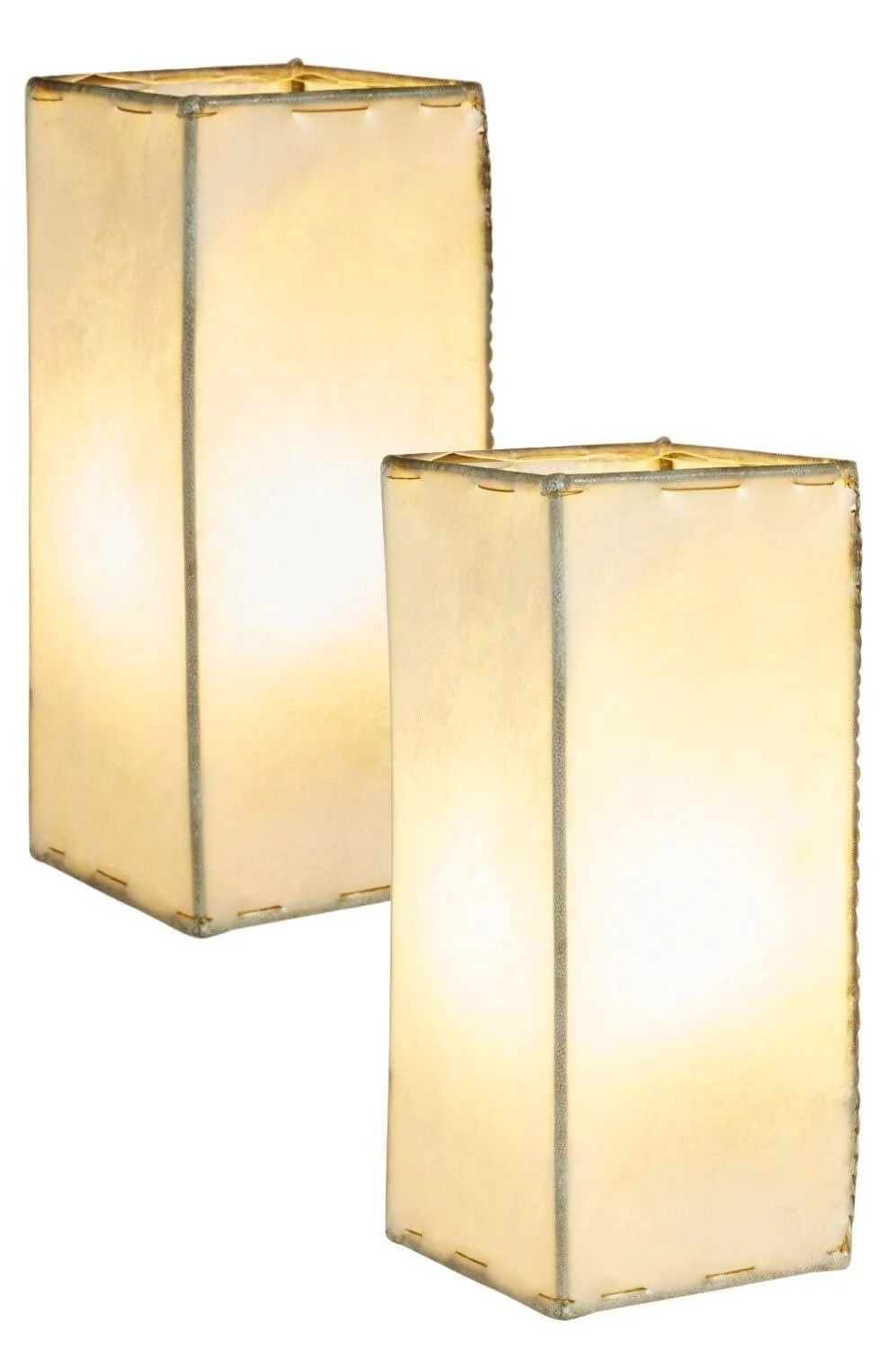 Настільна лампа Marrakesch Orient & Mediterran Interior Janka Східна шкіряна 30 см Натуральний колір, фото №1