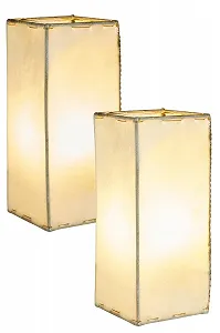 Настільна лампа Marrakesch Orient & Mediterran Interior Janka Східна шкіряна 30 см Натуральний колір - Фото 1