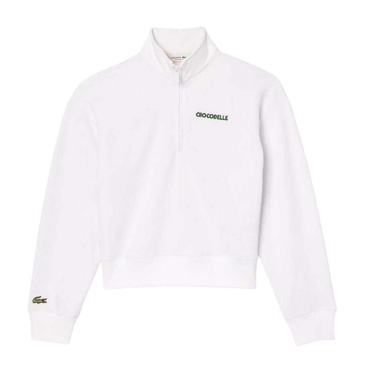 Женская кофта Lacoste Loose Fit с молнией 1/4, фото №1 Женская кофта Lacoste Loose Fit с молнией 1/4, фото №1