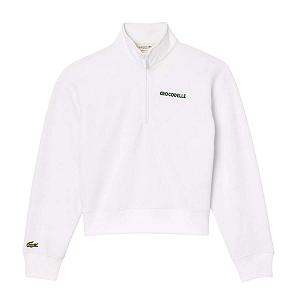 Женская кофта Lacoste Loose Fit с молнией 1/4 - Фото 1