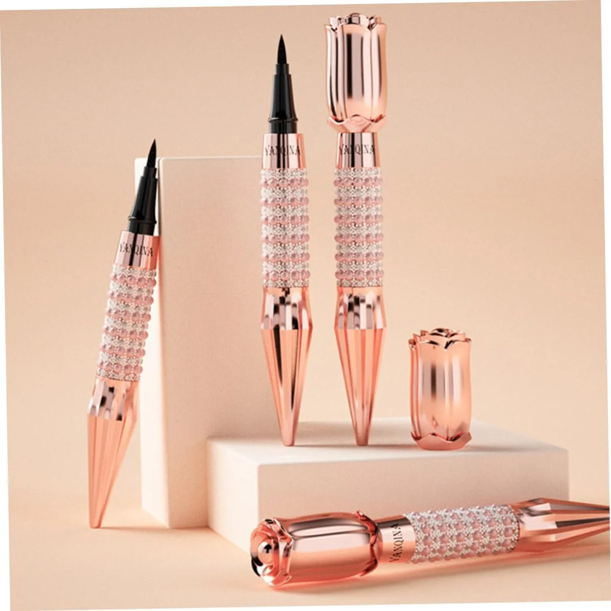 Фломастер Healvian 2 Stück Flüssiger Eyeliner Schöner Eyeliner для макияжа девушек, фото №6