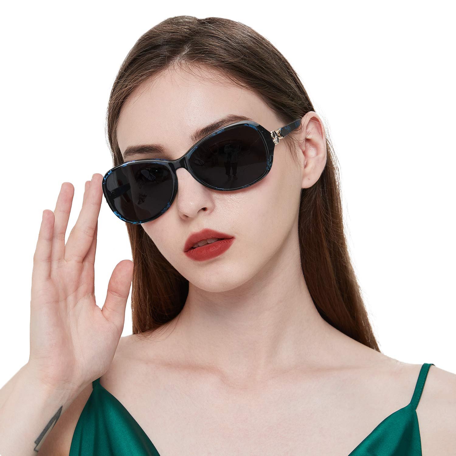 Поляризовані сонцезахисні окуляри жіночі FIMILU Великі UV400 захист, фото №3