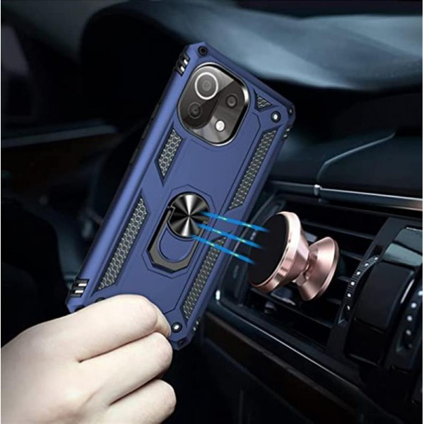 Чeхол-накладка BeCover Military для Xiaomi Mi 11 Lite/Mi Lite 5G/11 5G NE Blue 706643, фото №4