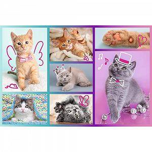 Пазл Trefl Cute Kittens 60 элементов для детей от 4 лет synthetic.ua - Фото 1