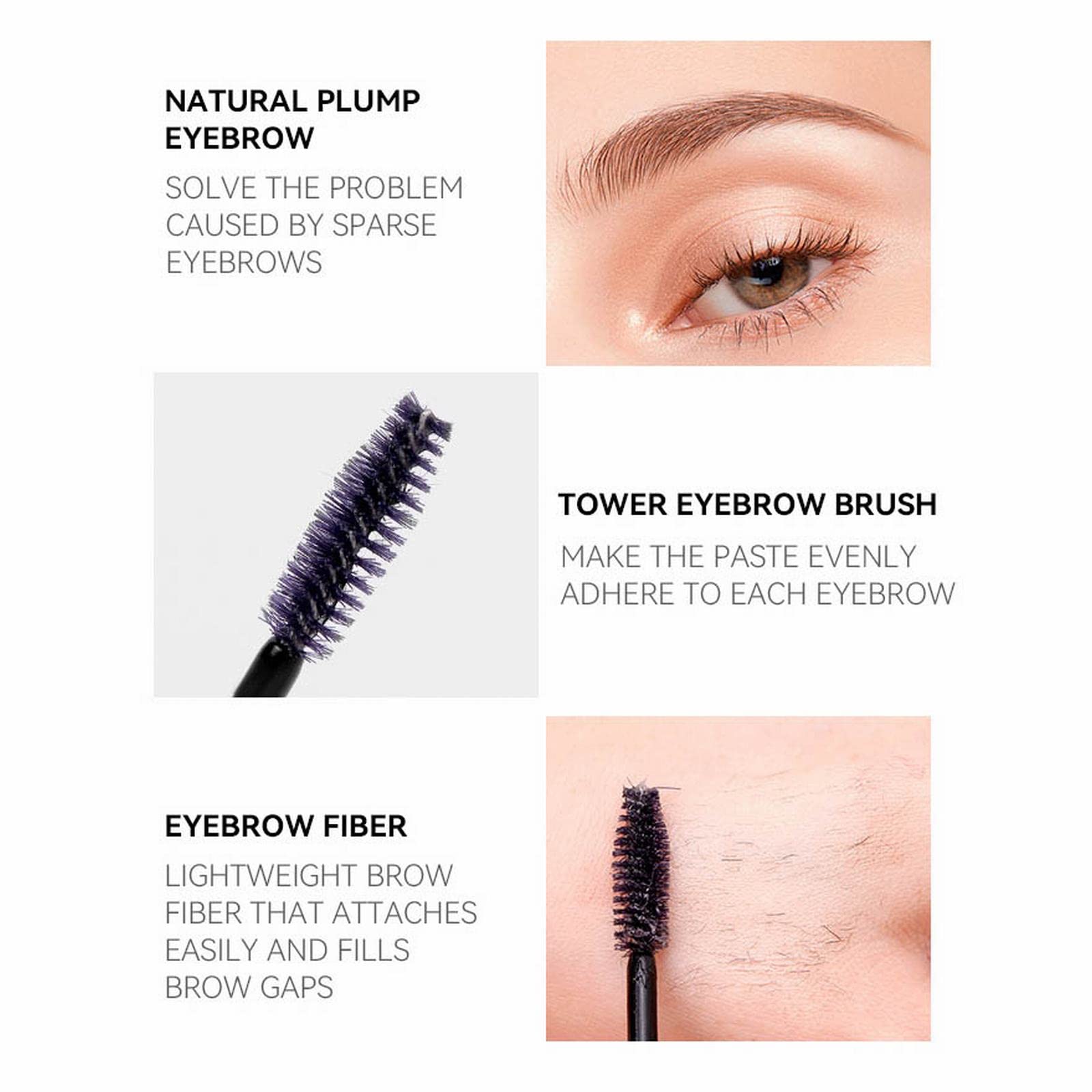 Основа для бровей Schnell Wild Eyebrow Shaping Водонепроницаемое мыло Brown One Size, фото №4