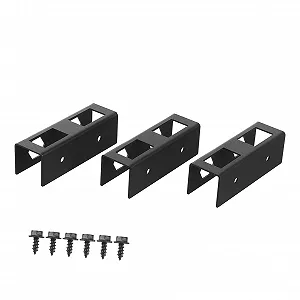 Держатель для ноутбука Под стол Черный Прочная полка для хранения ноутбука для экономии места на столе, прочная для офиса и учебы, совместима со всеми ноутбуками - Фото 1