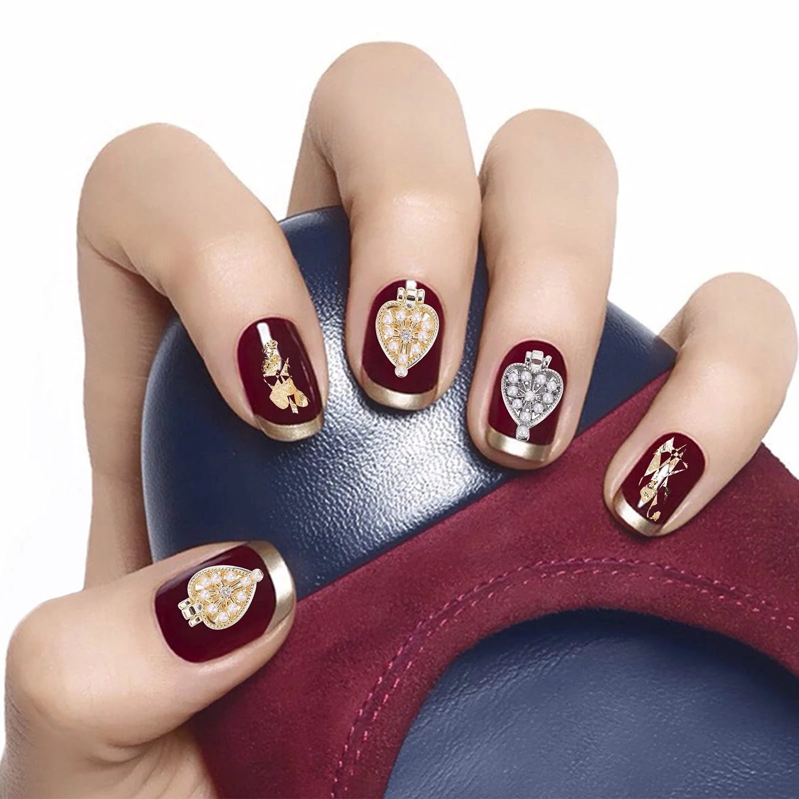 Lurrose, Прикраса для нігтів Серце у коробці, фото №6