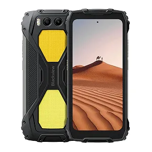 Защищенный смартфон Blackview BV7300 18GB RAM (6+12) + 256GB память 15000 мАч аккумулятор двойной фонарь 800 Лм 6,67" 90 Гц дисплей Android 14 IP68/IP69K 50 Мп + 20 Мп Night Black - Фото 1
