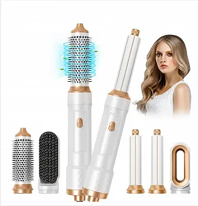 Набор стайлеров Pro Hairstyler 5 в 1 1000 Вт ионный с эффектом Коанда 135°C 300 г - Фото 1