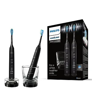 Електрична звукова зубна щітка Philips Sonicare DiamondClean 9000 HX9914/54 Чорний - Фото 1