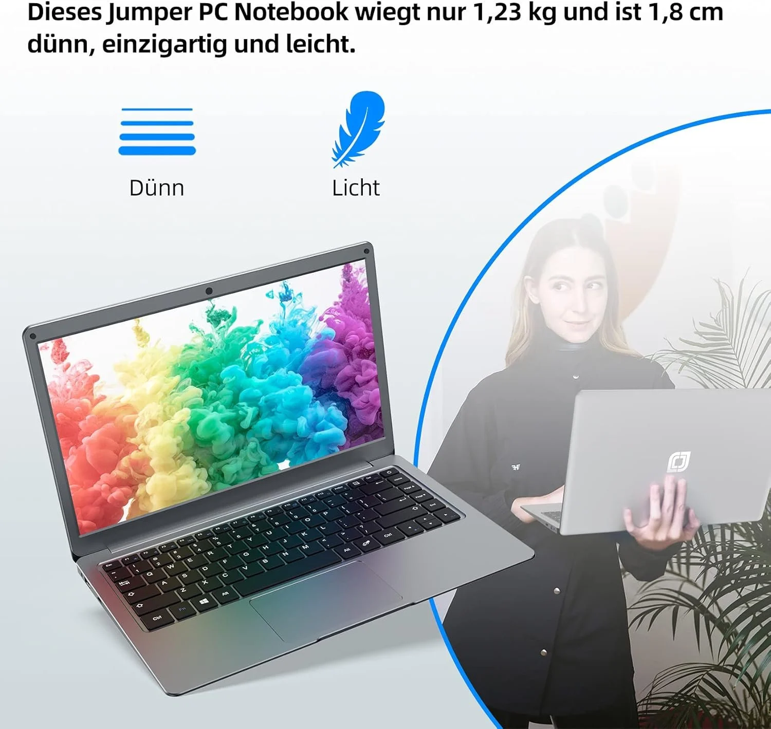 Ноутбук 13.3" Jumper EZbook X3 Intel Celeron J3455 RAM 8GB eMMC 128GB Windows 10 Home (UKR), фото №4 Ноутбук 13.3" Jumper EZbook X3 Intel Celeron J3455 RAM 8GB eMMC 128GB Windows 10 Home (UKR), фото №4