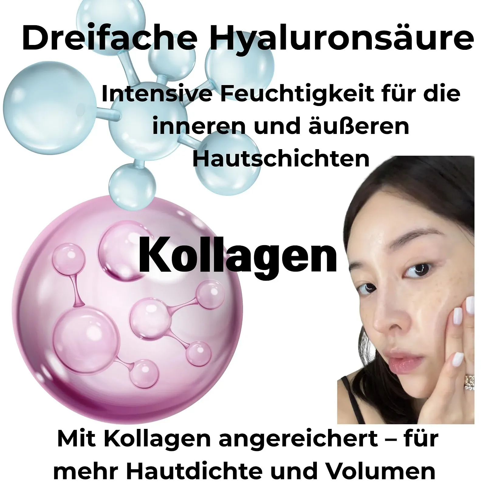 Денний зволожувальний крем STAR IN SEOUL MIBYUL Hyaluronic Acid Collagen для обличчя та шиї 75 мл, фото №5