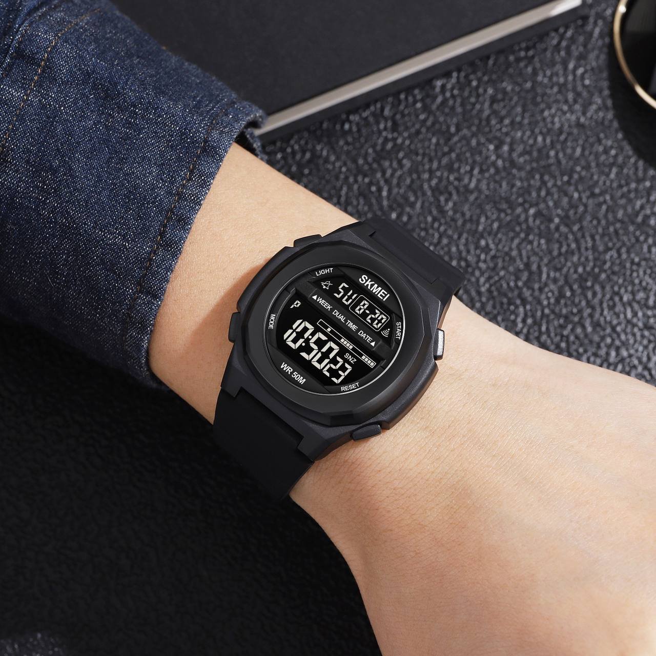 Годинник Skmei 1821BKBK All Black, фото №3