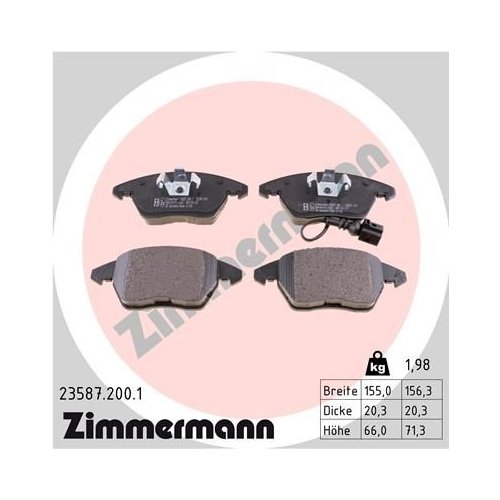 Гальмівний диск ZIMMERMANN COAT Z 100.3300.20, фото №3