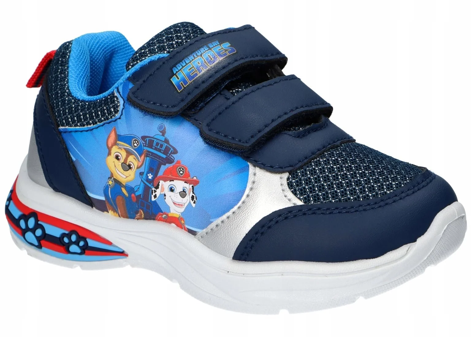 Спортивная обувь Paw Patrol для мальчиков, кроссовки, темно-синие, размер 25-30, липучки, обувь для детского сада и школы, фото №1 Спортивная обувь Paw Patrol для мальчиков, кроссовки, темно-синие, размер 25-30, липучки, обувь для детского сада и школы, фото №1