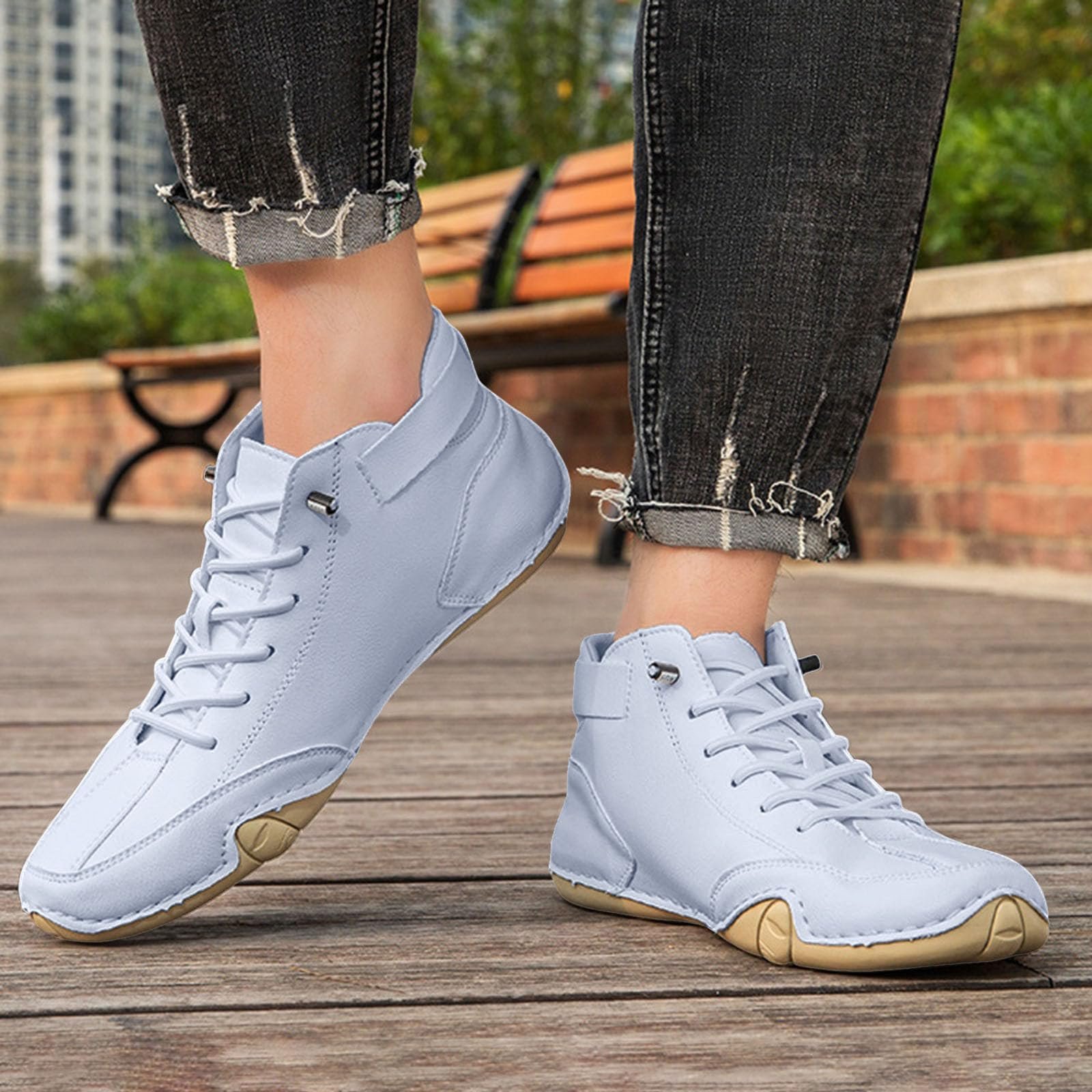 Обувь BarfuB Flexao Wandara Orthoschuhe Ultra Comfortable Non-Slip из натуральной кожи для женщин, мужчин, большие размеры, фото №3