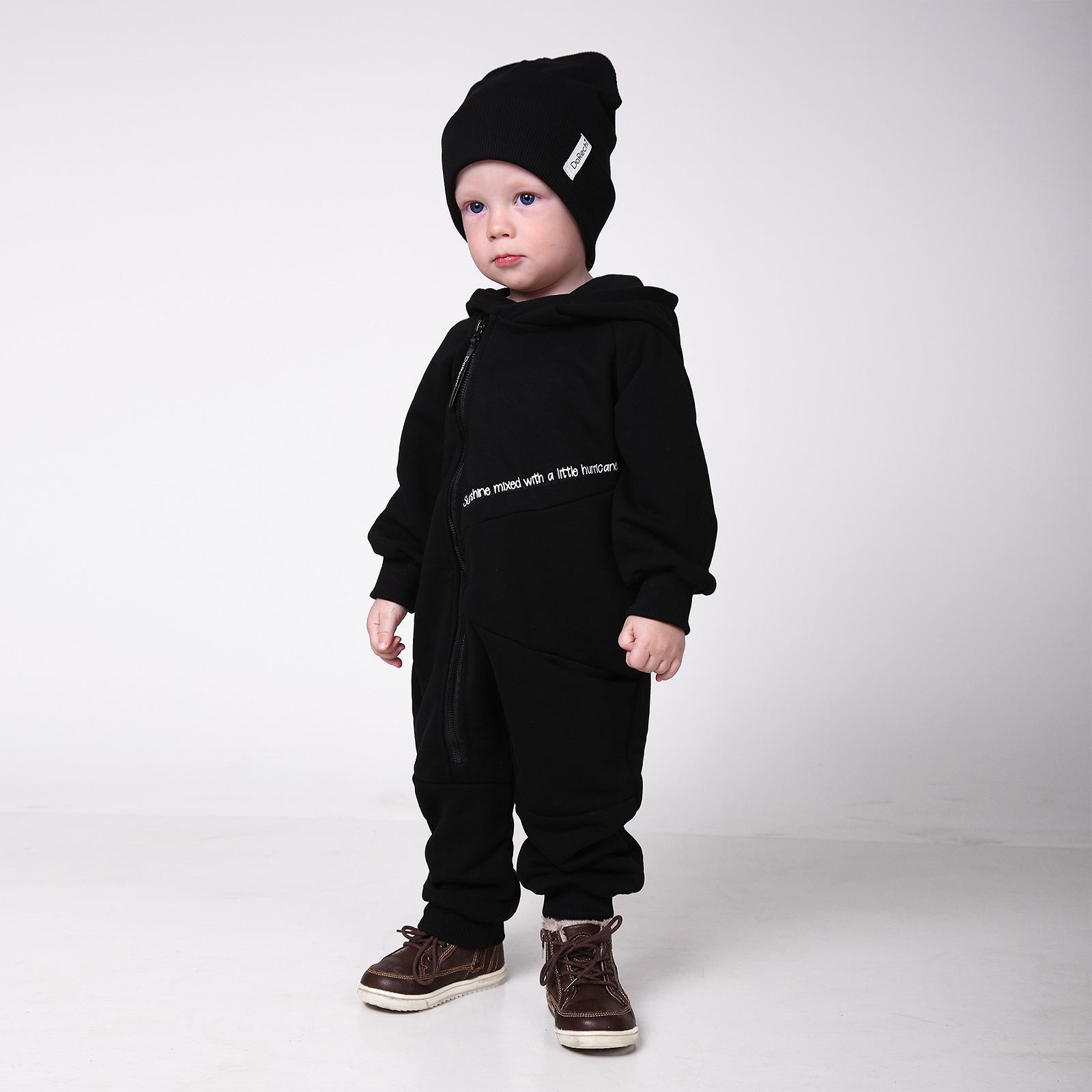 Ромпер, стильный комбинезон 68-92р Драйф черный (А00131), фото №5 Ромпер, стильный комбинезон 68-92р Драйф черный (А00131), фото №5