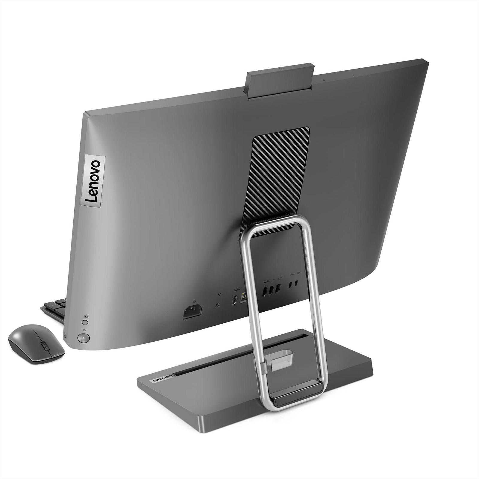 All in One Lenovo IdeaCentre 5i Core i7-13700H 16GB RAM 1TB SSD Arc A370M 23.8 дюйма Full HD Серый, фото №7
