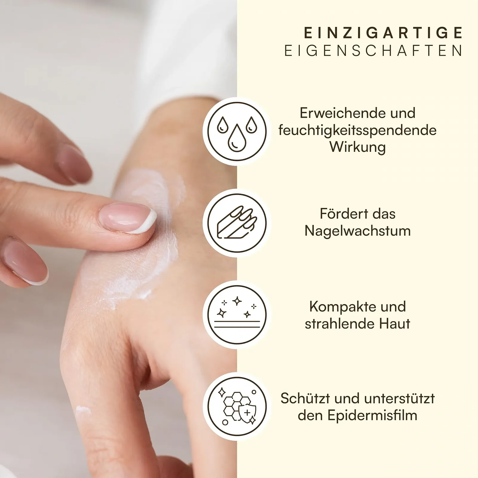 Крем для рук Thelia Beauty Заспокійливий Зволожуючий з Алое, Бджолиним воском, Олією Жожоба та Вітаміном Е 100 мл, фото №3