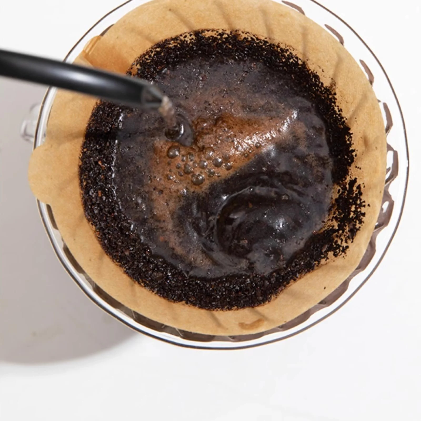 Кавник Pour Over Borosilicate Glass Jug 600 мл, з фільтром та 100 паперовими фільтрами, фото №7